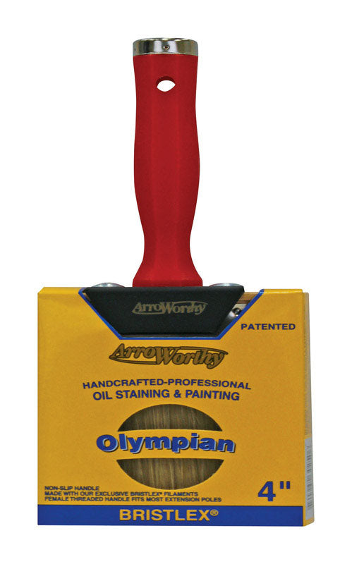 LINZER PRODUCTS CORP, ArroWorthy Olympian 4 in. Flat Stain Brush