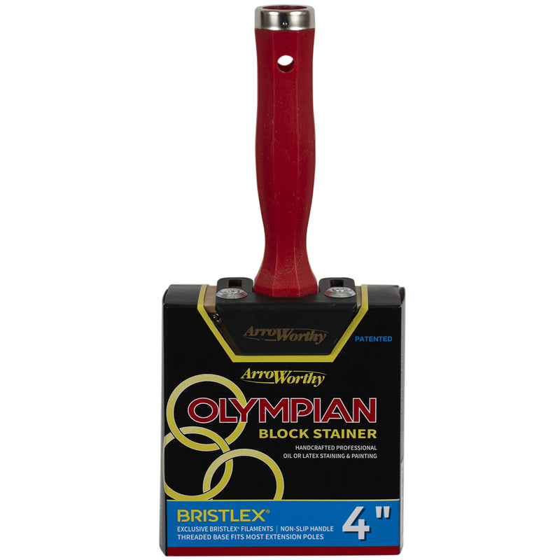 LINZER PRODUCTS CORP, ArroWorthy Olympian 4 in. Flat Stain Brush