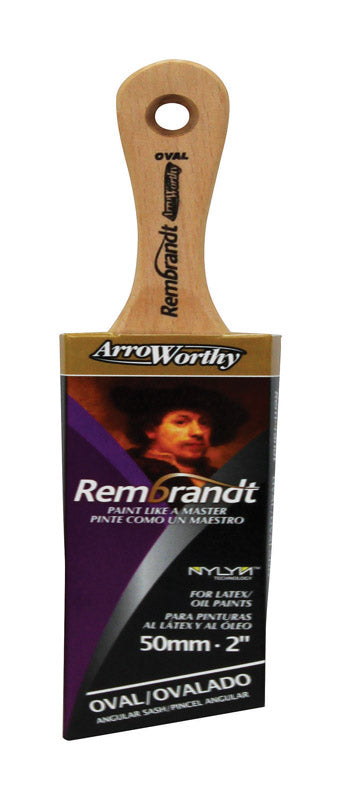 LINZER PRODUCTS CORP, ArroWorthy Rembrandt 2 in. Semi-Oval Angle Paint Brush