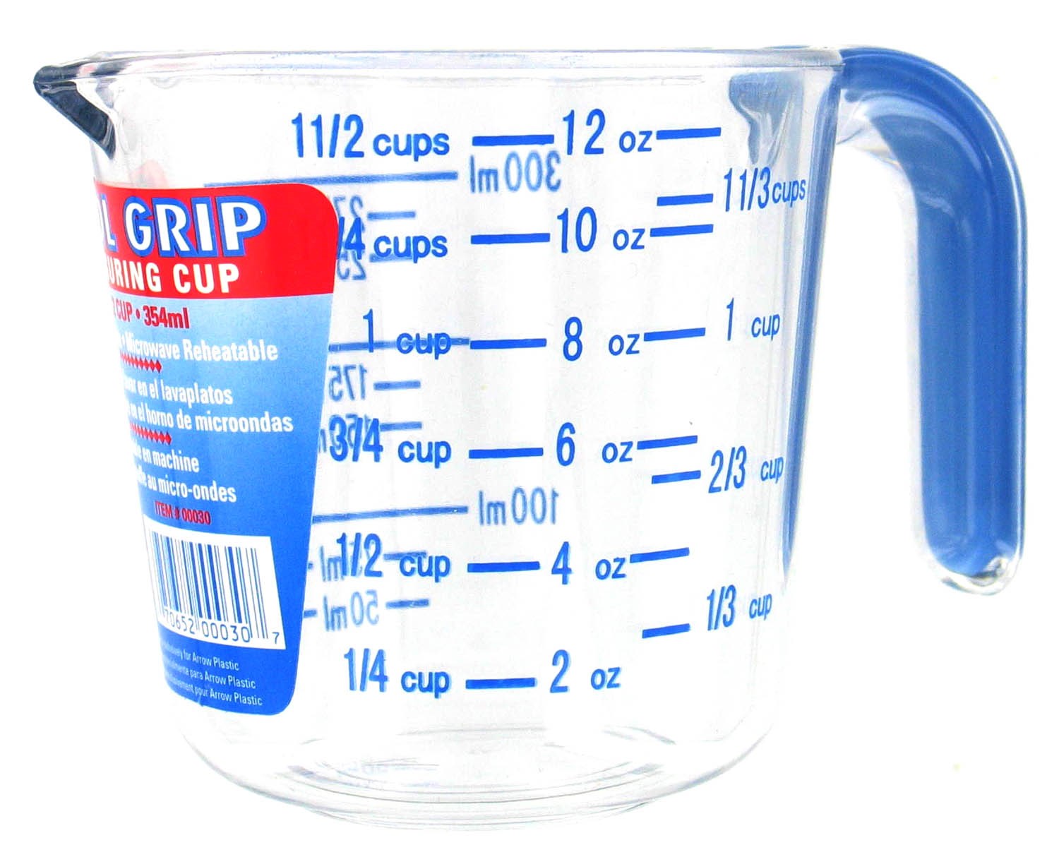 ARROW HOME PRODUCTS COMPANY, Arrow Home Products 1.5 cups Plastic Clear Measuring Cup