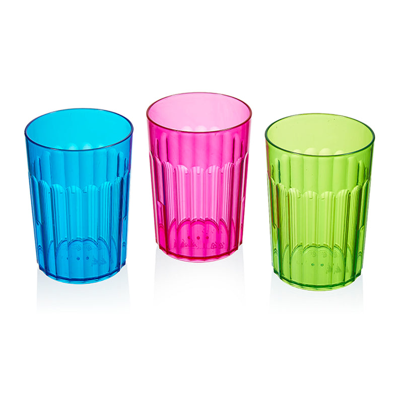 ARROW HOME PRODUCTS COMPANY, Arrow Home Products Assorted Color Plastic Dishwasher Safe Break-Resistant Rainbow Tumbler 10 oz.