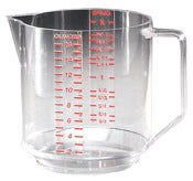 Arrow Plastic, Arrow Plastic 00029 16 Oz Clear Measuring Cup