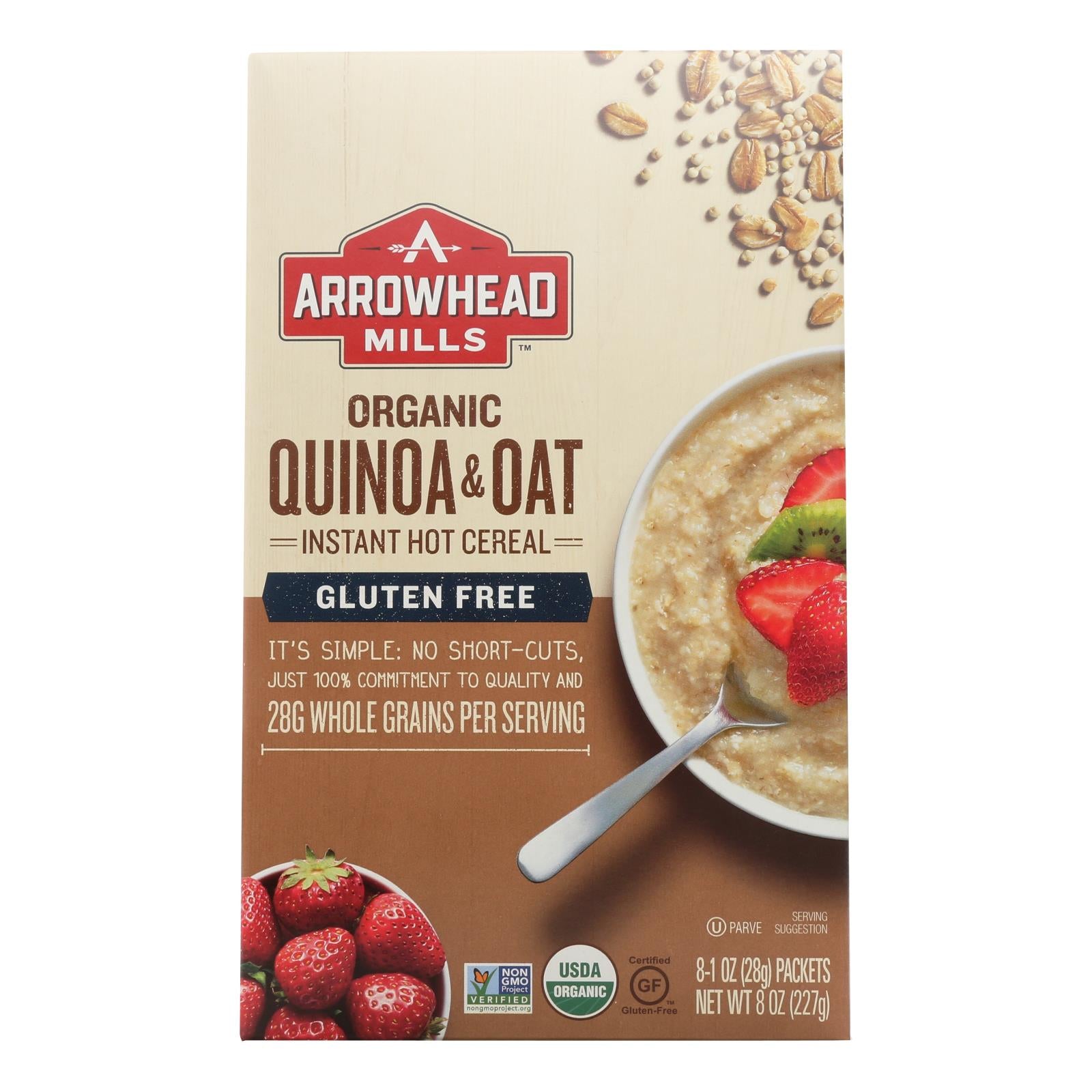 Arrowhead Mills, Arrowhead Mills - Cereal - Quinoa & Oat - Gluten Free - Case of 6 - 8 oz (Pack of 6)