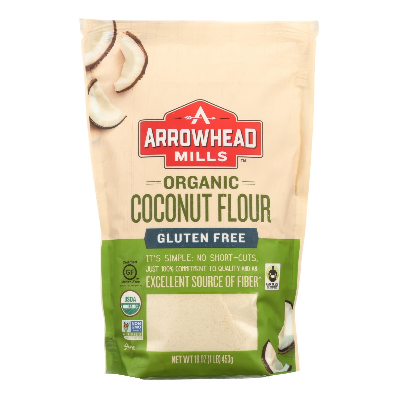 Arrowhead Mills, Arrowhead Mills - Organic Coconut Flour - Case of 6 - 16 oz. (Pack of 6)