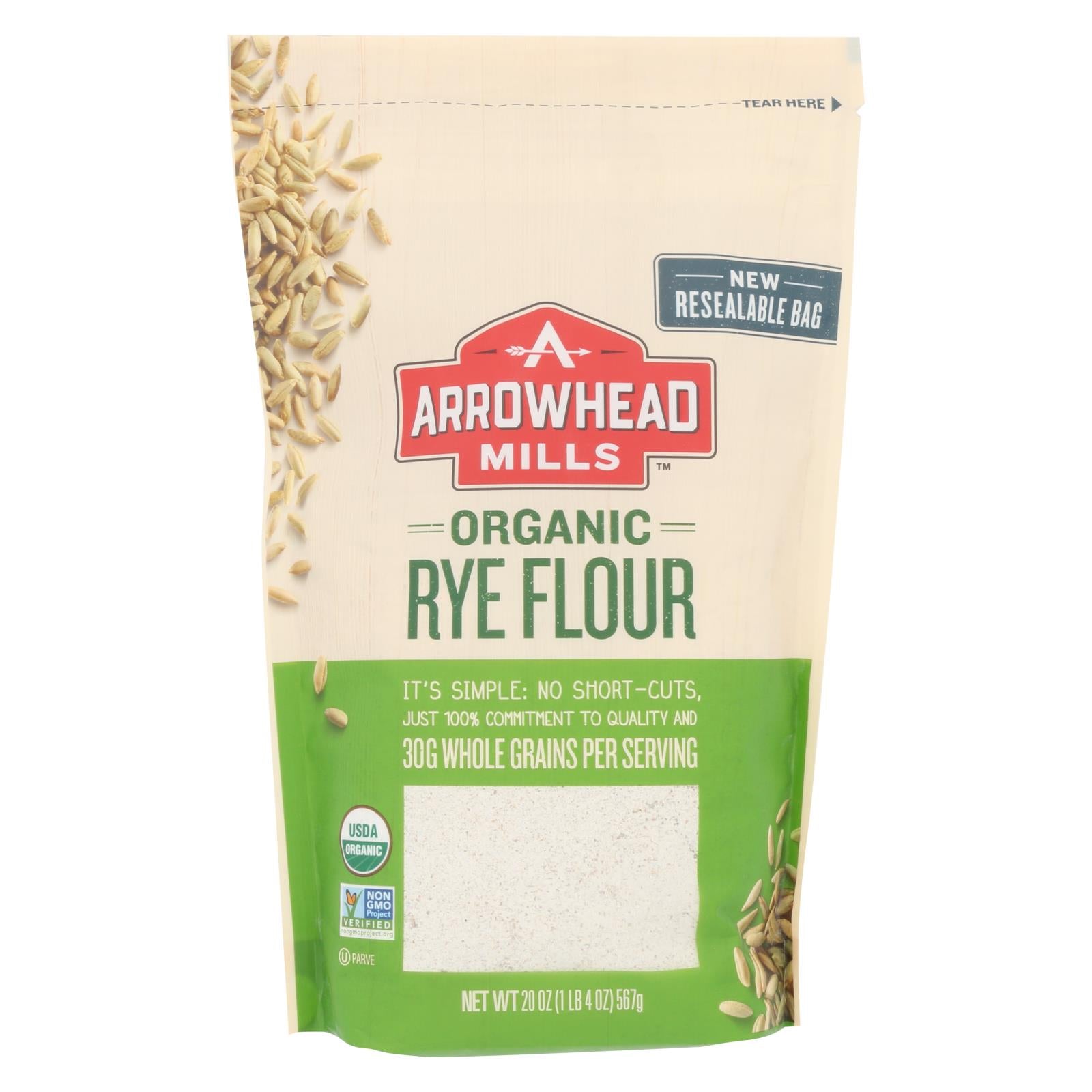 Arrowhead Mills, Arrowhead Mills - Organic Ret Flour - Case of 6 - 20 oz. (Pack of 6)