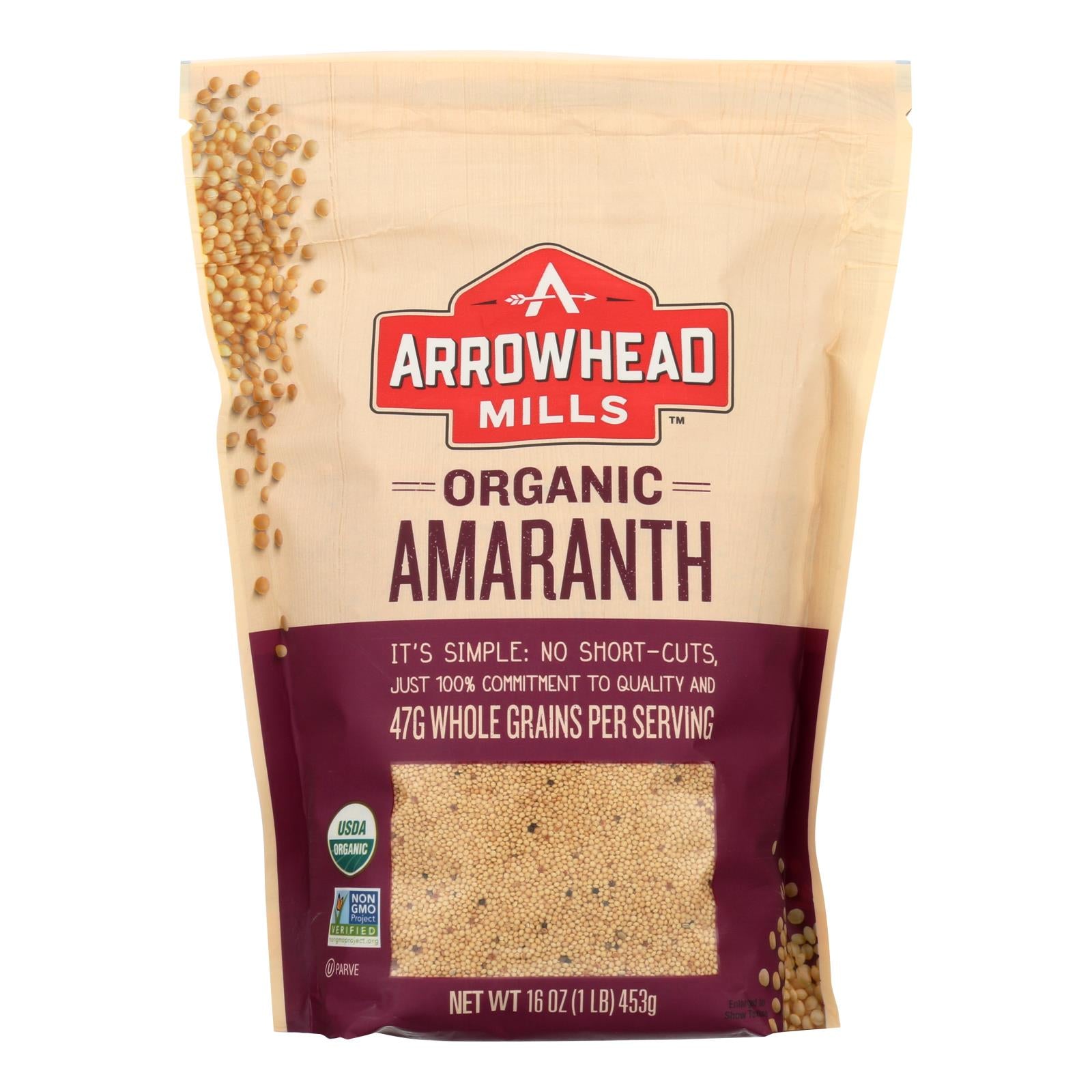 Arrowhead Mills, Arrowhead Mills - Whole Grain Amaranth - Case of 6 - 16 oz. (Pack of 6)