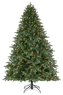 Polygroup Evergreen Limited, Artificial Pre-Lit  Christmas Tree,, Olympus Fir, 420 Warm White LED Lights,, 7.5-Ft.