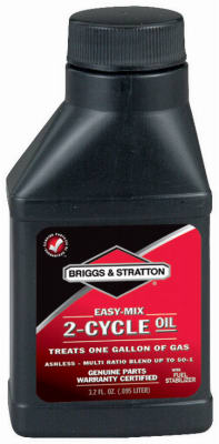 Briggs and Stratton, Ashless 2-Cycle Engine Oil, 3.2-oz. (Pack of 24)
