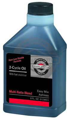 Briggs and Stratton, Ashless 2-Cycle Engine Oil, 8-oz. (Pack of 24)