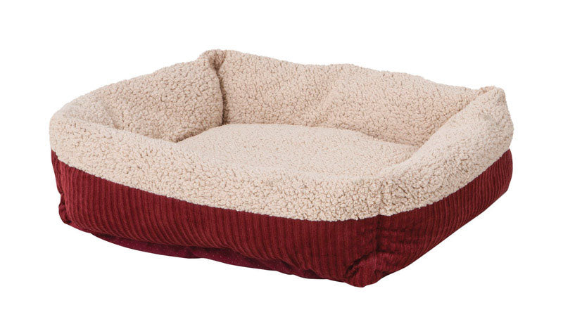 DOSKOCIL MANUFACTURING CO INC, Aspen Pet Sheepskin Self Warming Pet Bed 7 in. H X 20 in. W X 24 in. L