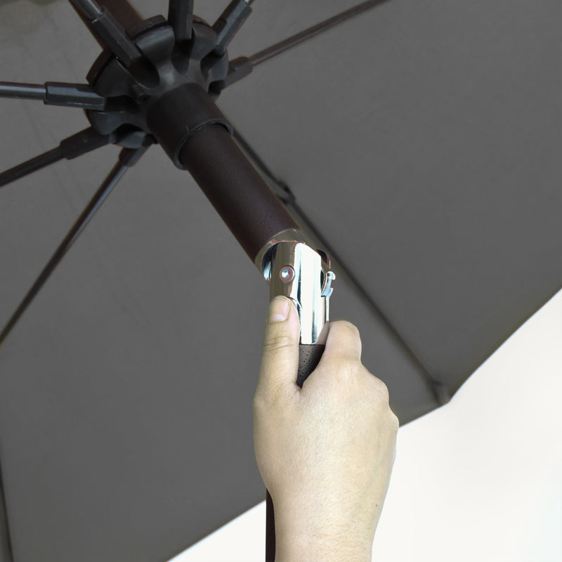 MARCH PRODUCTS INC, Astella 10 ft. Tiltable Beige Market Umbrella