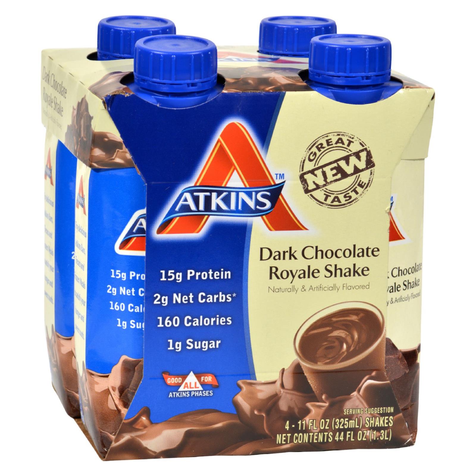 Atkins, Atkins Advantage RTD Shake Dark Chocolate Royale - 11 fl oz Each / Pack of 4