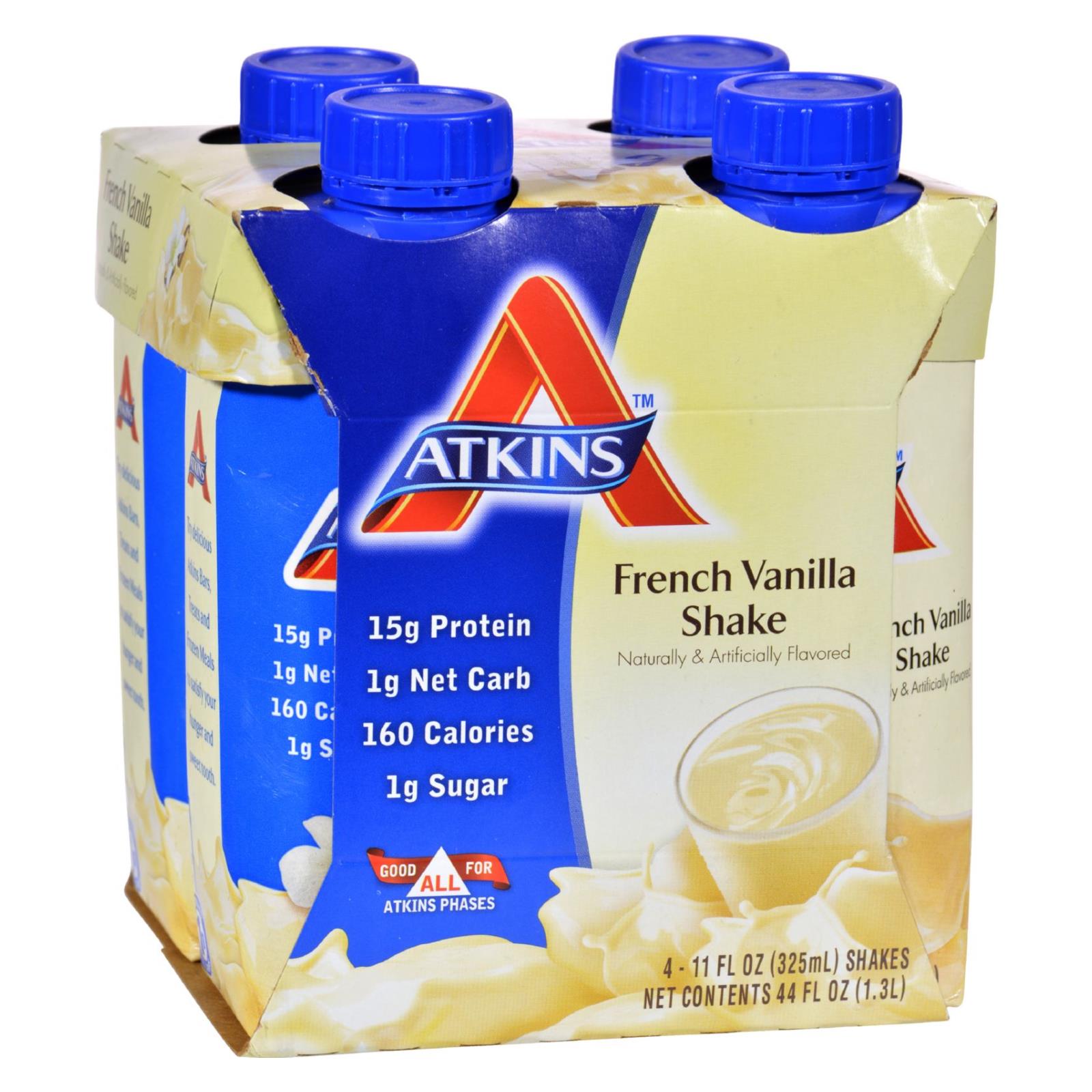 Atkins, Atkins Advantage RTD Shake French Vanilla - 11 fl oz Each / Pack of 4