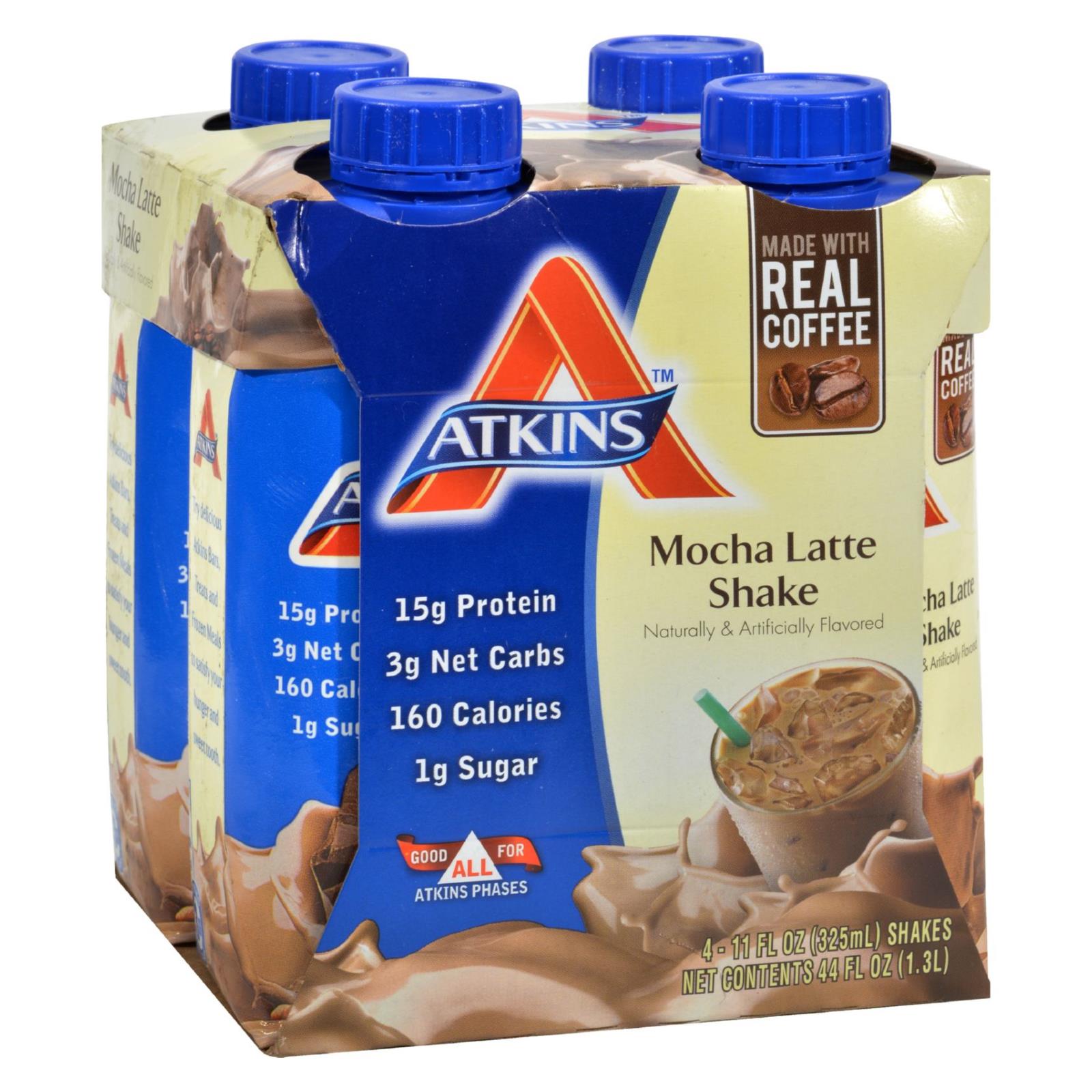 Atkins, Atkins Advantage RTD Shake Mocha Latte - 11 fl oz Each / Pack of 4