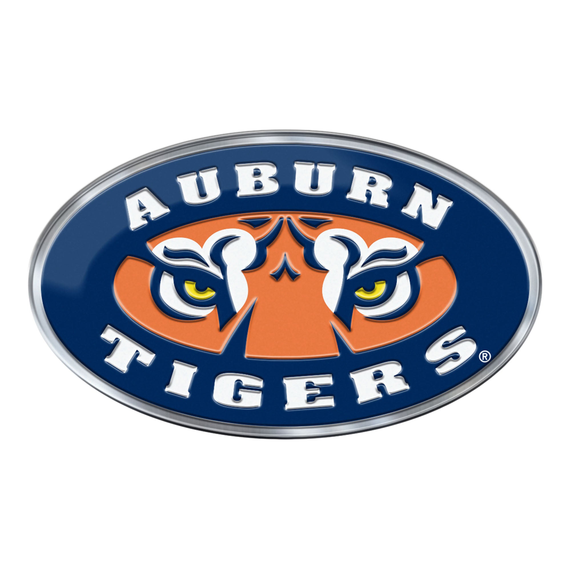 FANMATS, Auburn Tigers Heavy Duty Aluminum Color Emblem