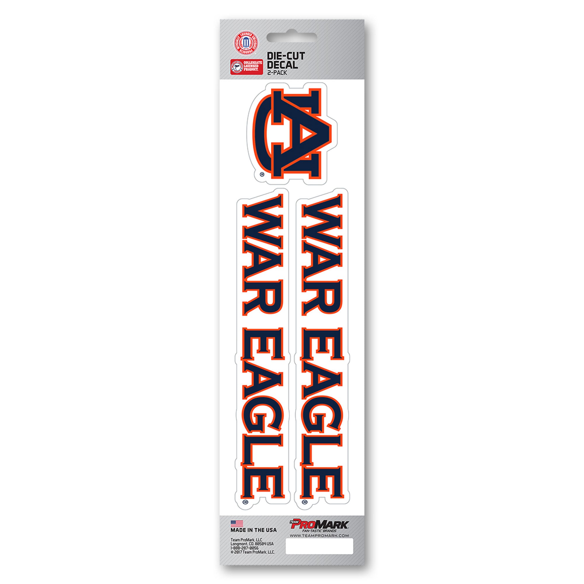 FANMATS, Auburn University 2 Piece Decal Sticker Set