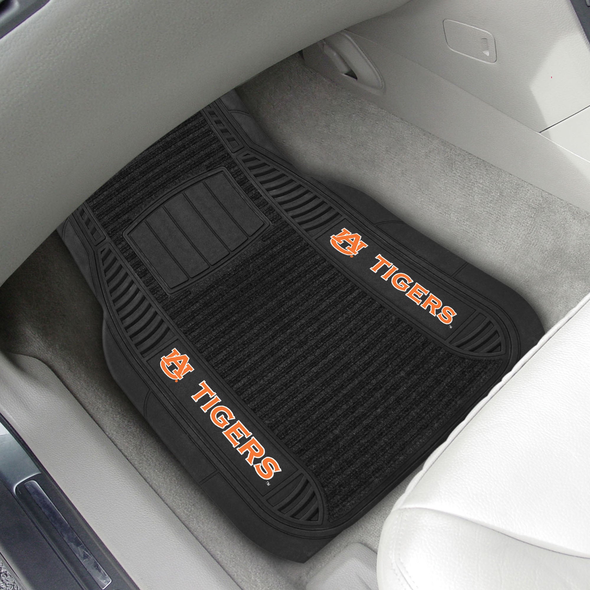 FANMATS, Auburn University 2 Piece Deluxe Car Mat Set