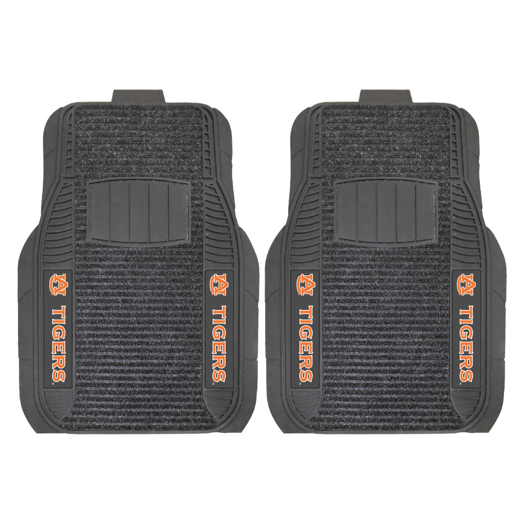 FANMATS, Auburn University 2 Piece Deluxe Car Mat Set