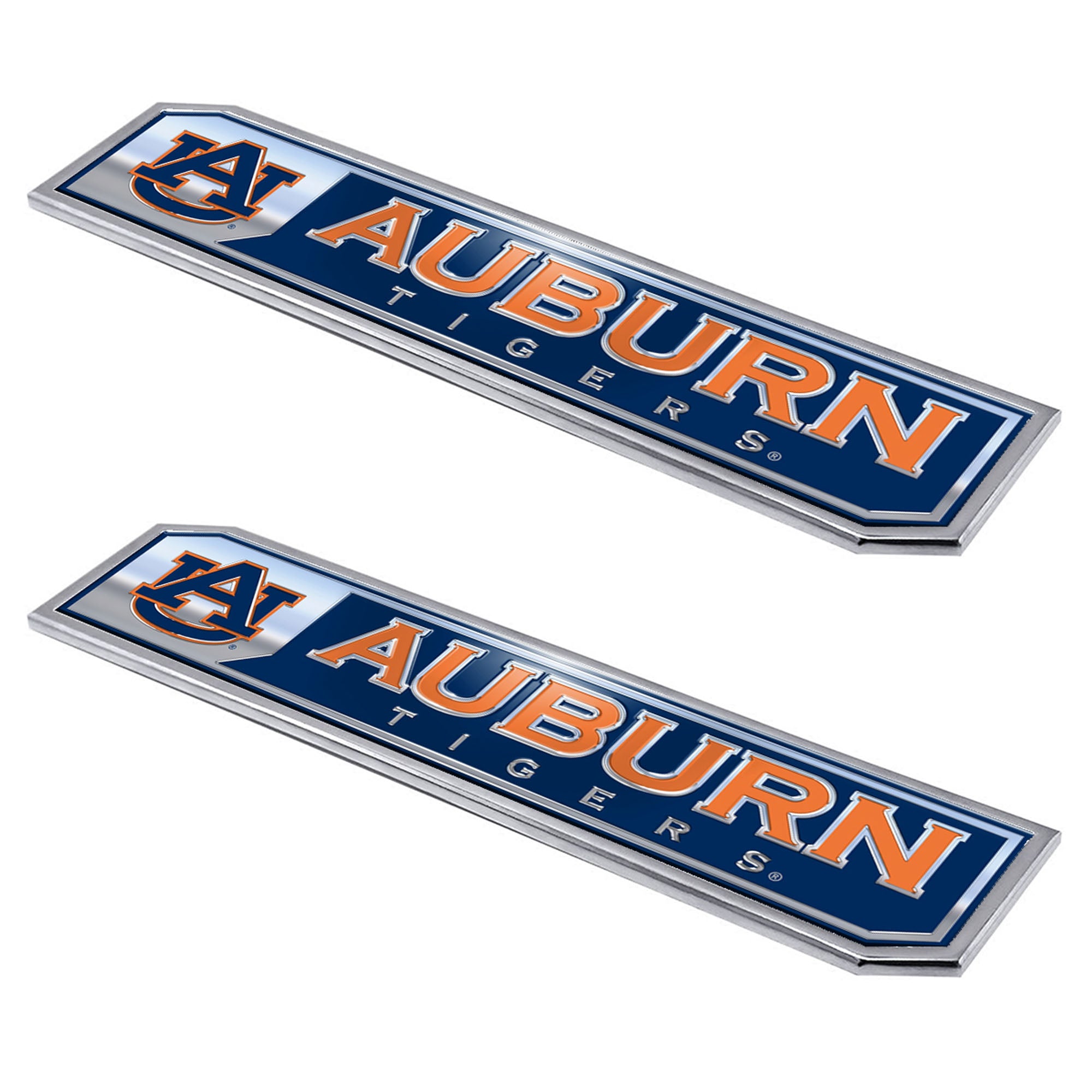 FANMATS, Auburn University 2 Piece Heavy Duty Alumnium Truck Emblem Set