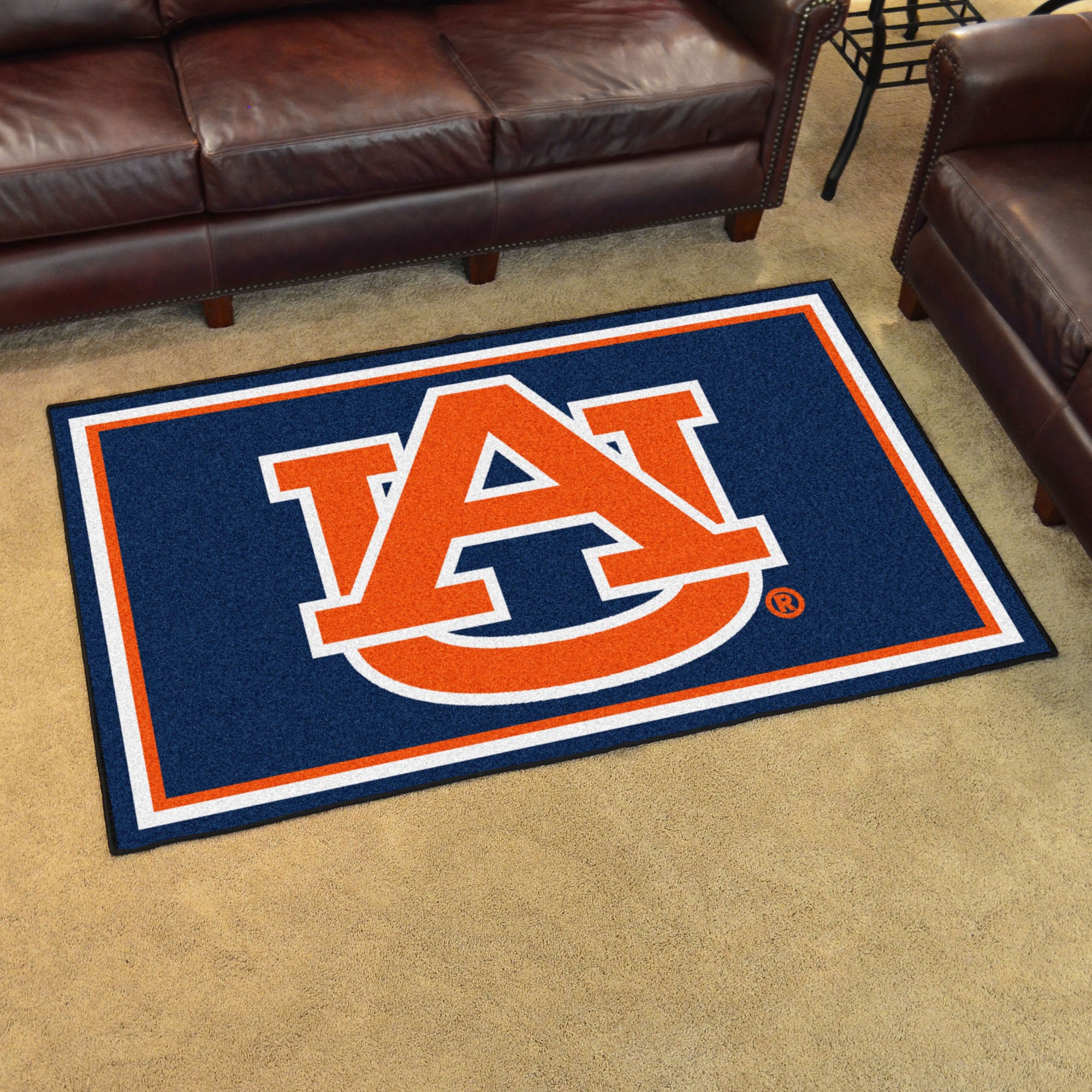 FANMATS, Auburn University 4ft. X 6ft. Plush Area Rug