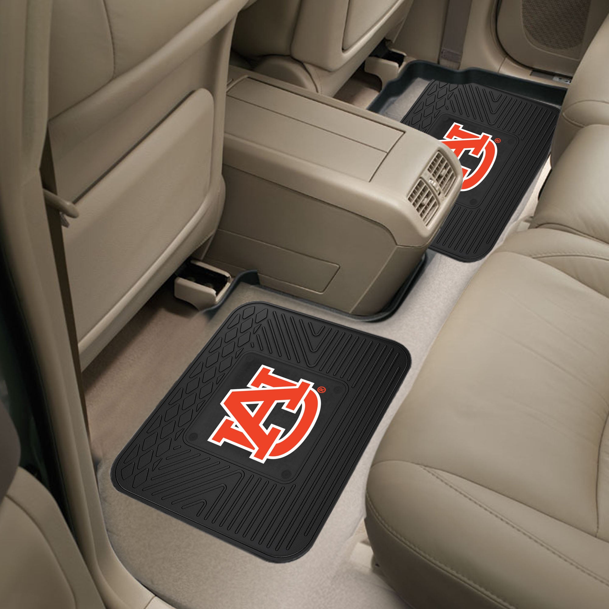 FANMATS, Auburn University Back Seat Car Mats - 2 Piece Set