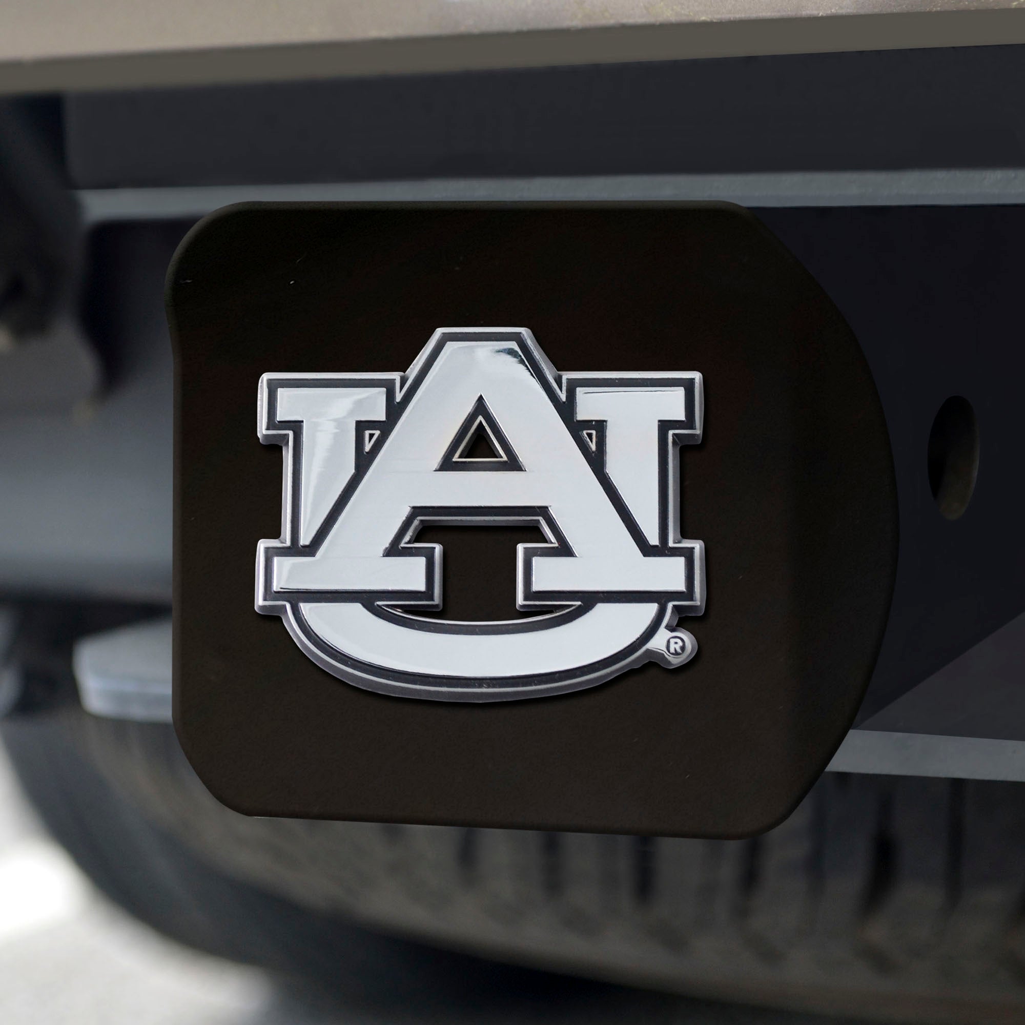 FANMATS, Auburn University Black Metal Hitch Cover