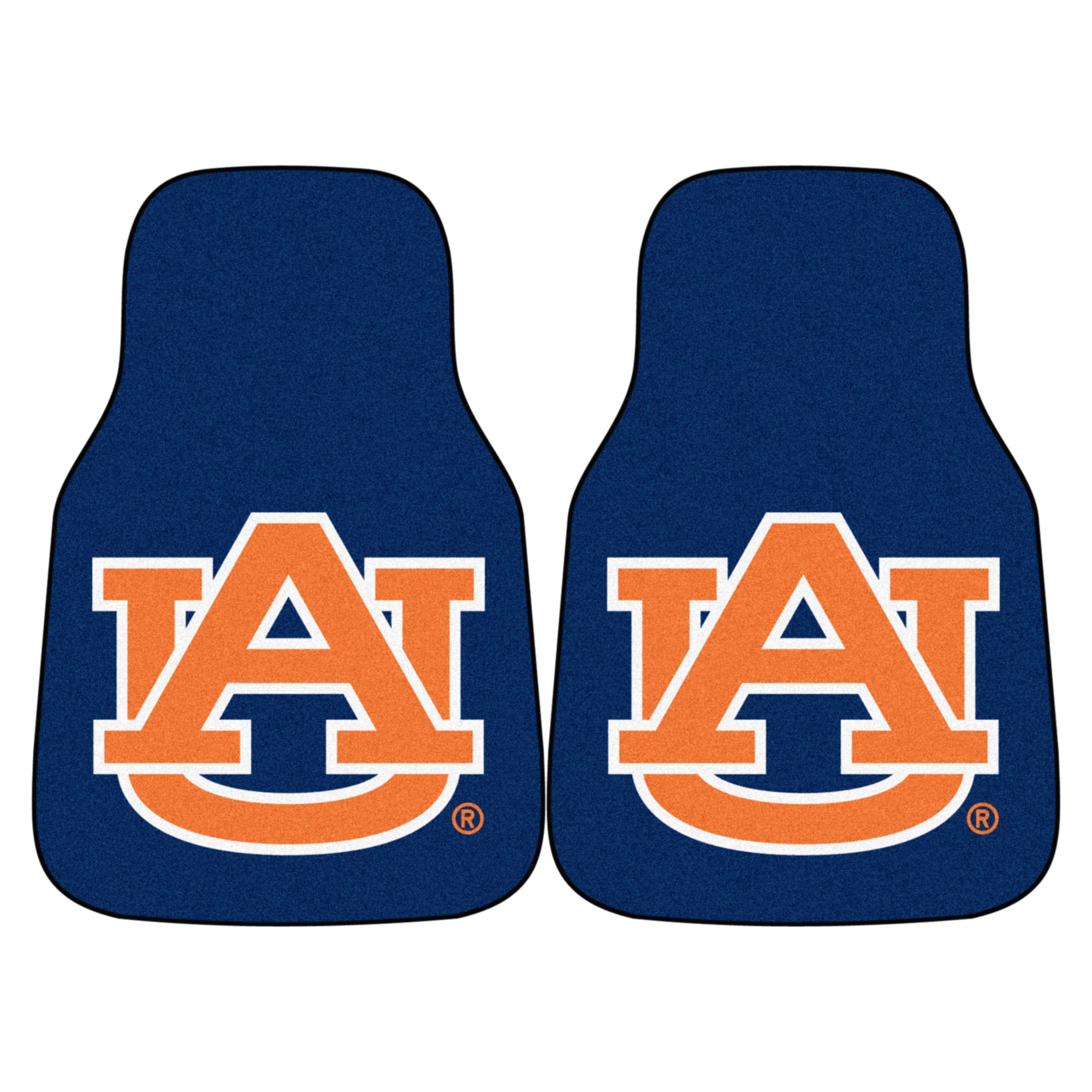 FANMATS, Auburn University Carpet Car Mat Set - 2 Pieces