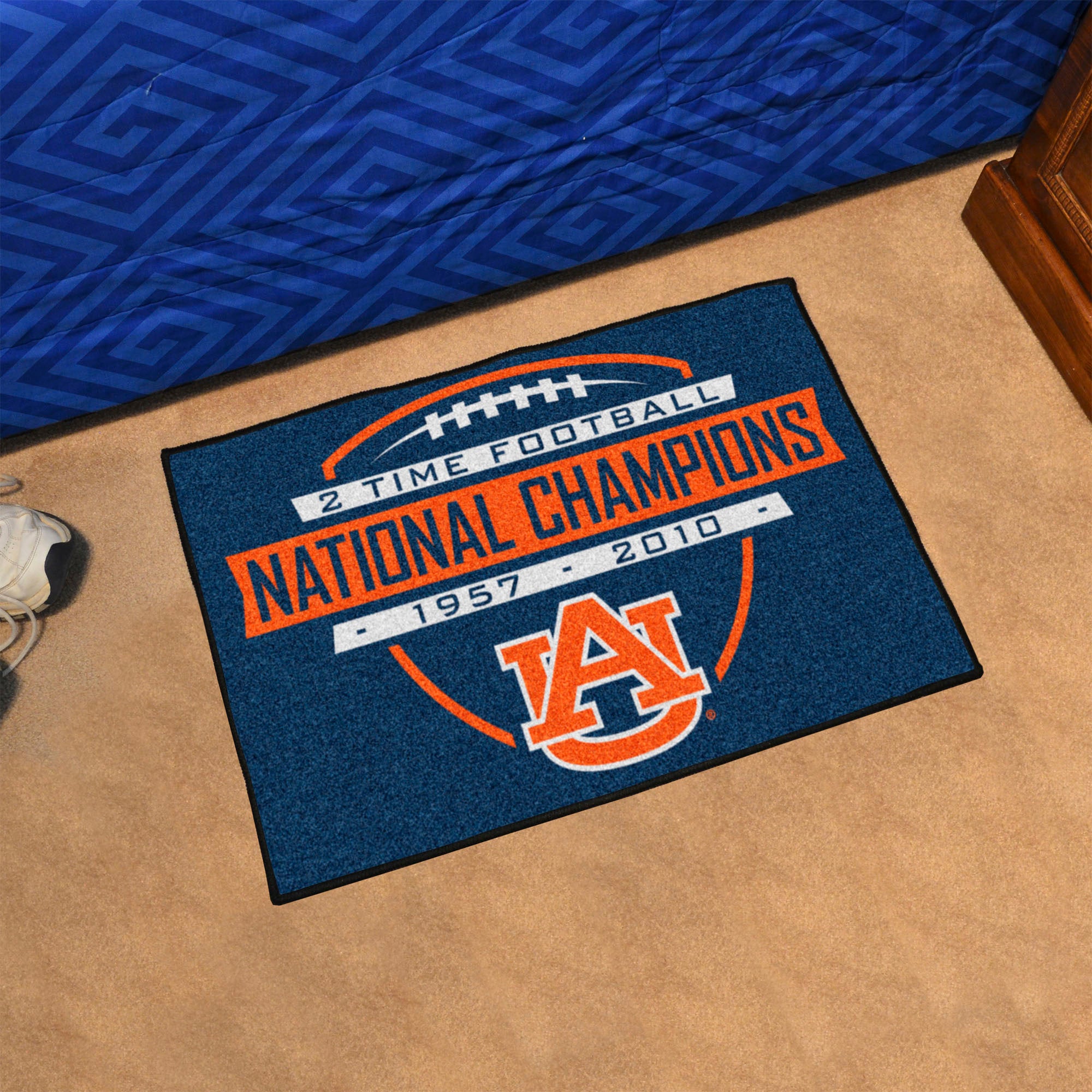 FANMATS, Auburn University Dynasty Rug - 19in. X 30in.