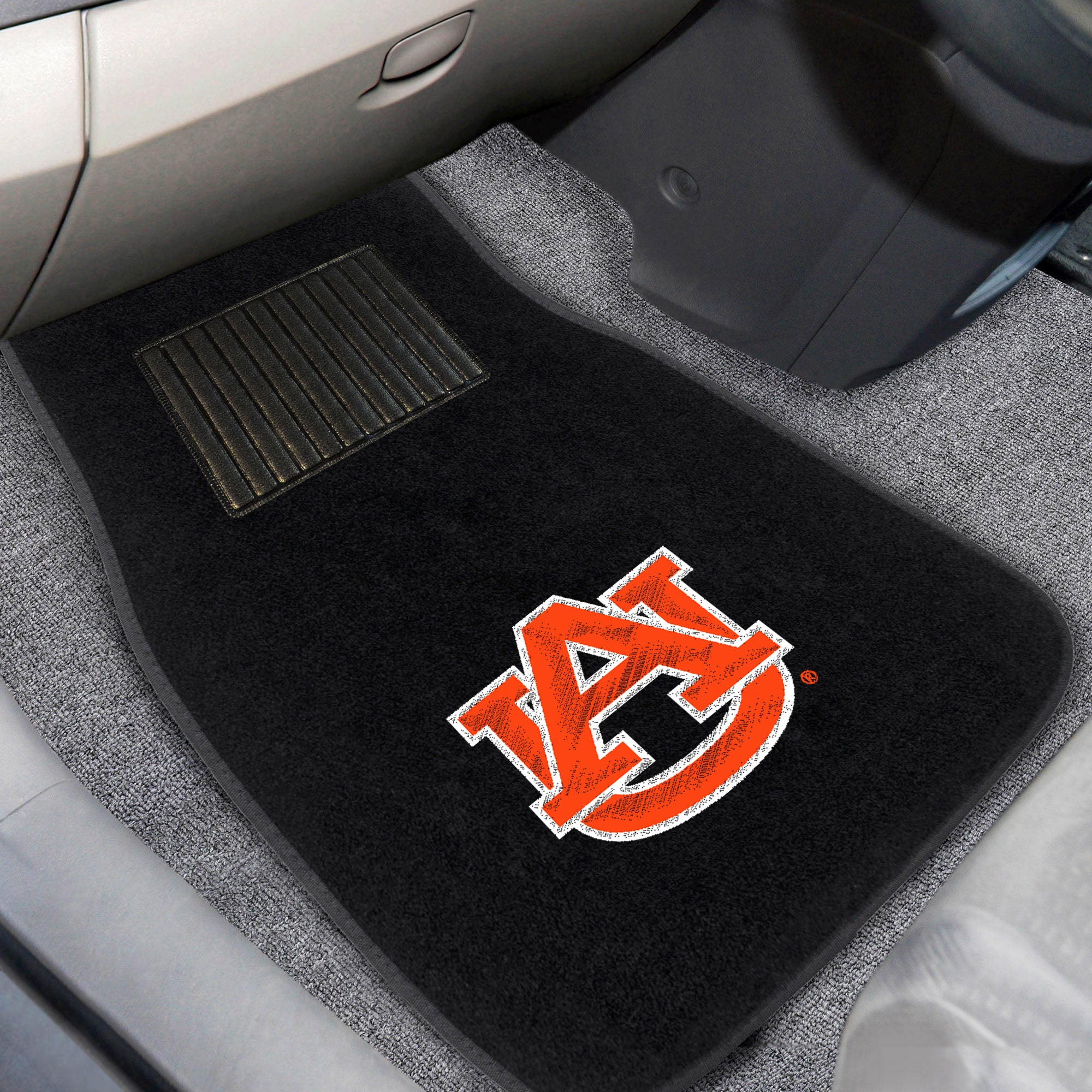 FANMATS, Auburn University Embroidered Car Mat Set - 2 Pieces