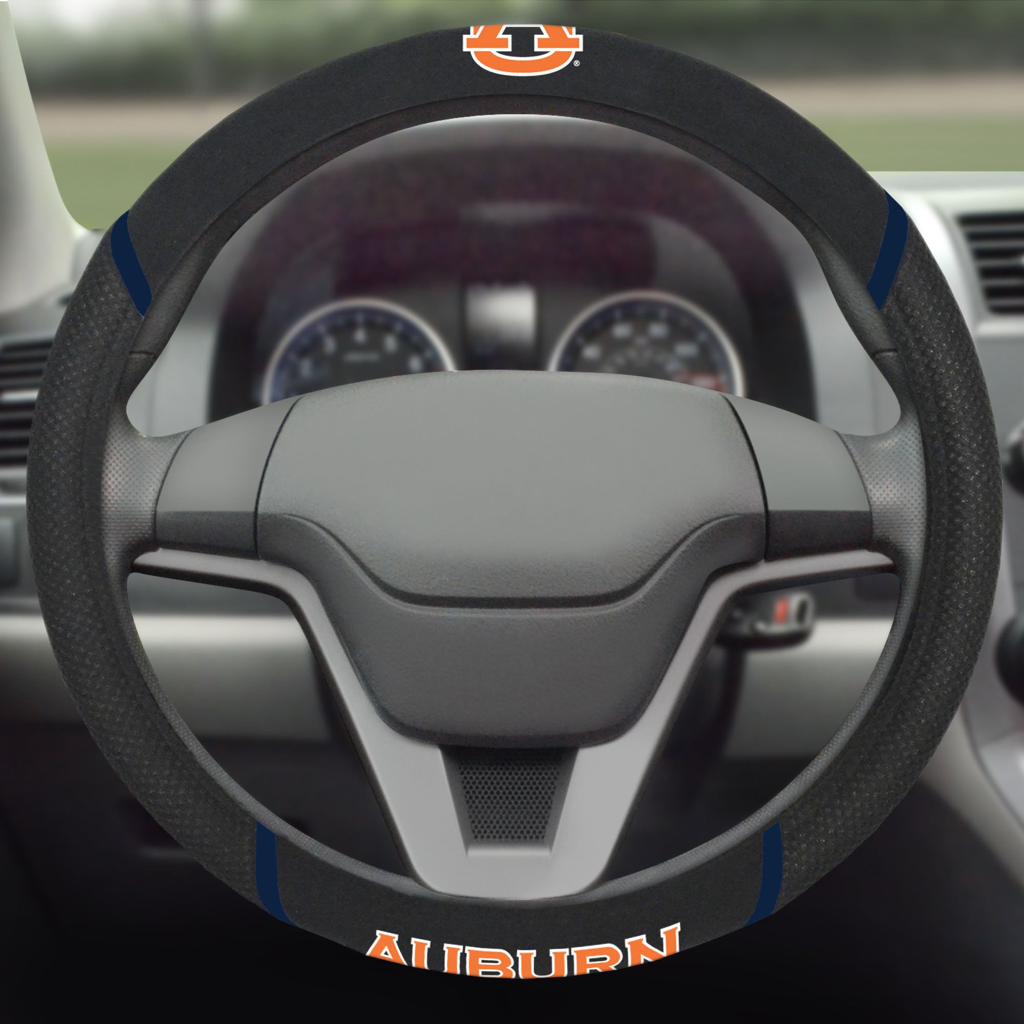 FANMATS, Auburn University Embroidered Steering Wheel Cover