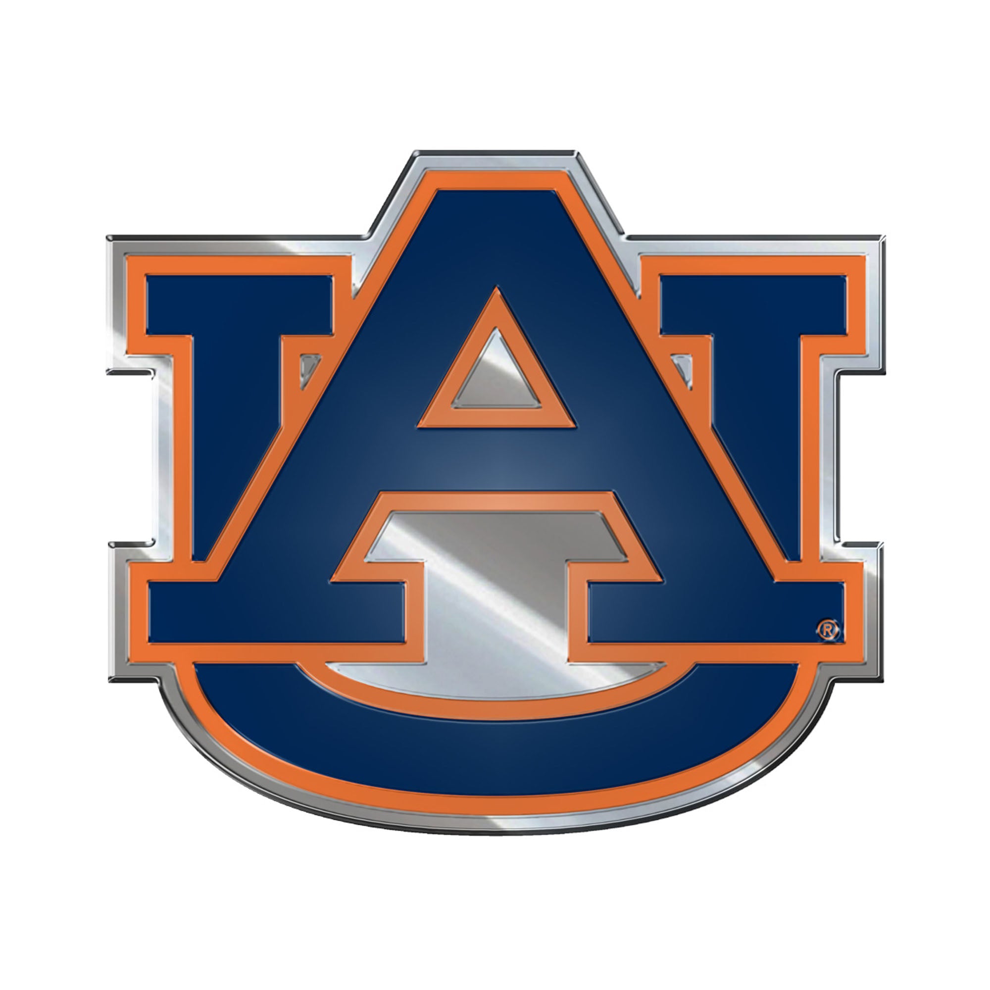 FANMATS, Auburn University Heavy Duty Aluminum Color Emblem