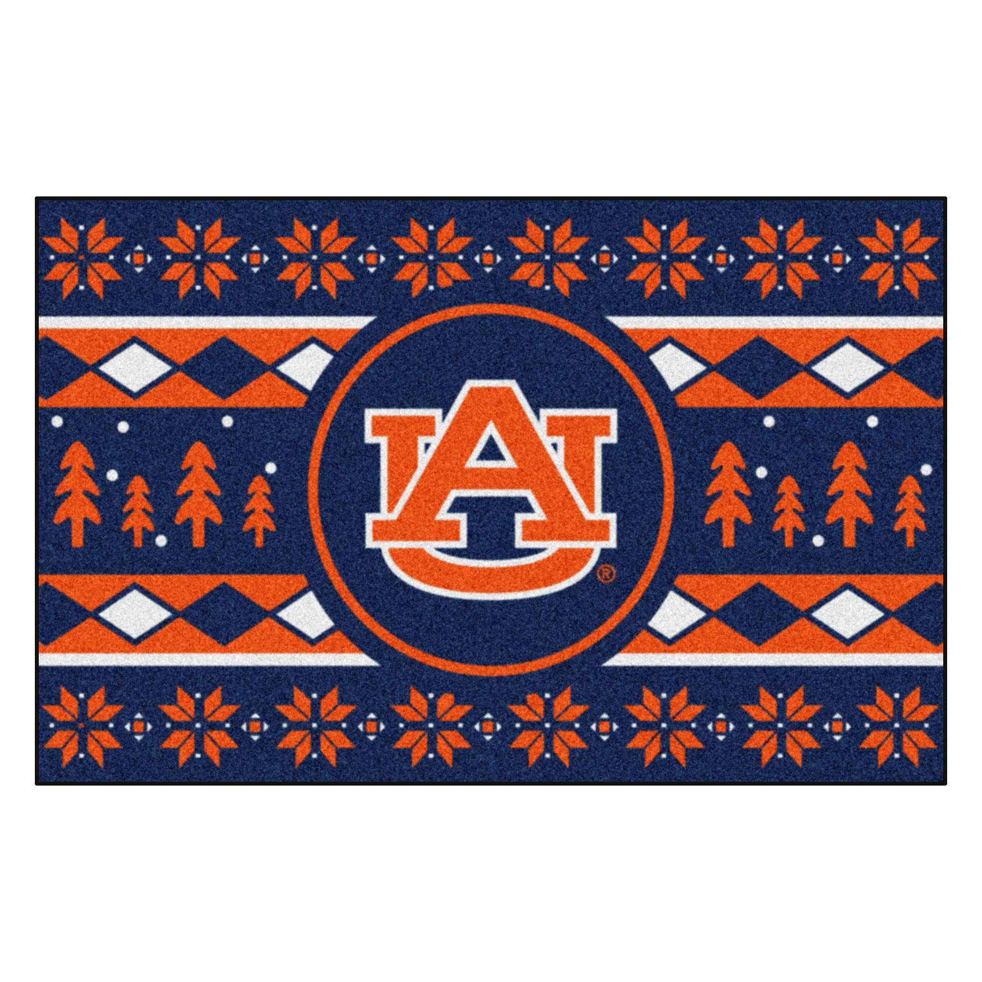 FANMATS, Auburn University Holiday Sweater Rug - 19in. X 30in.