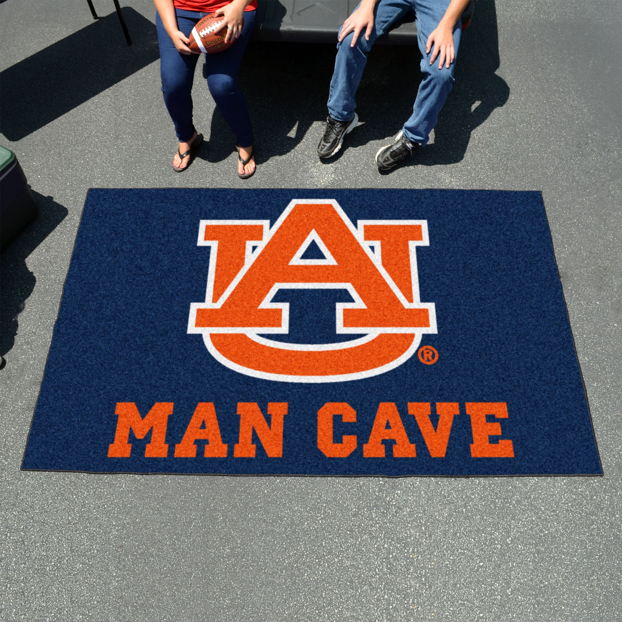 FANMATS, Auburn University Man Cave Area Rug - 5ft. X 8 ft.