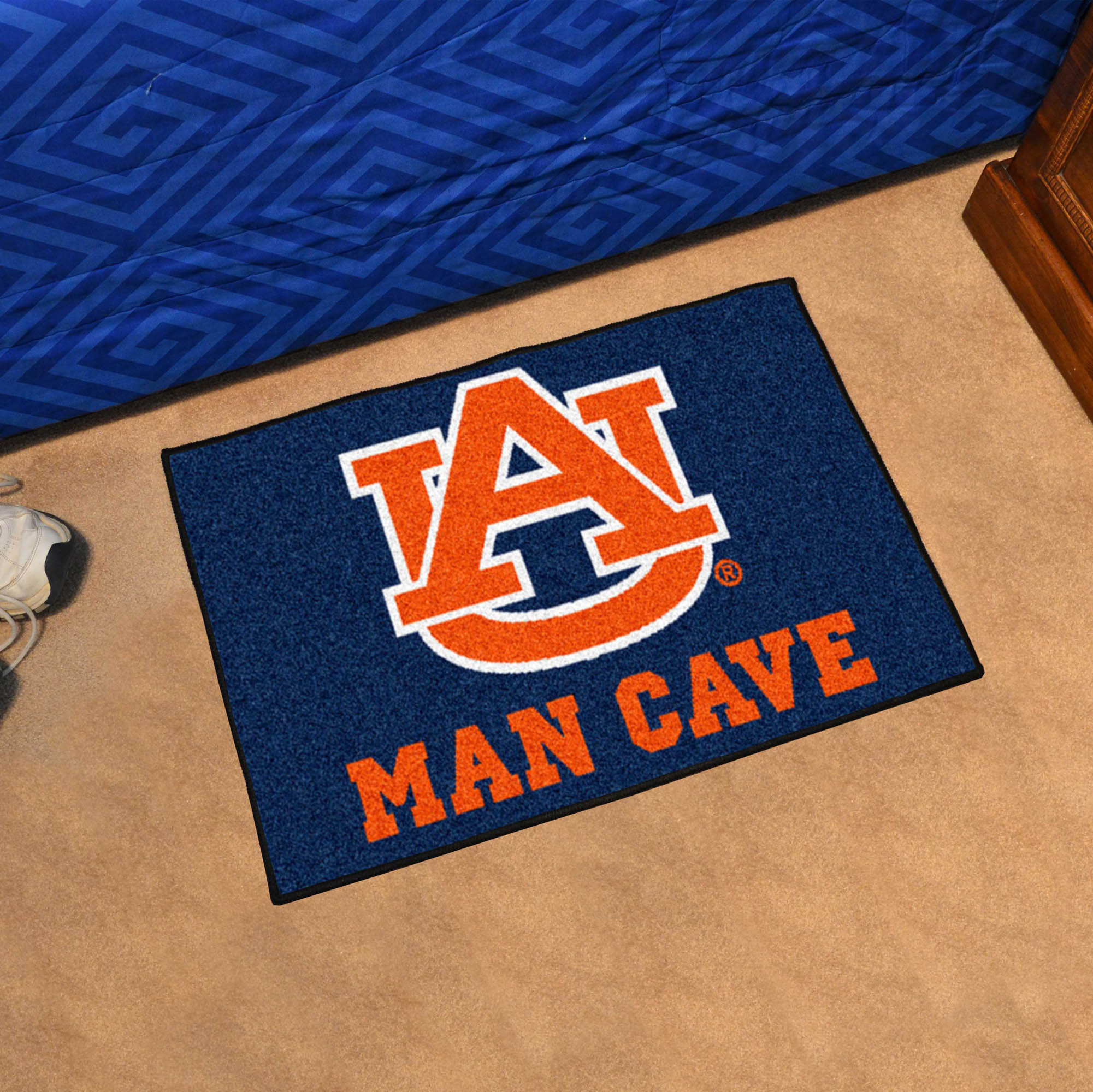 FANMATS, Auburn University Man Cave Rug - 19in. x 30in.