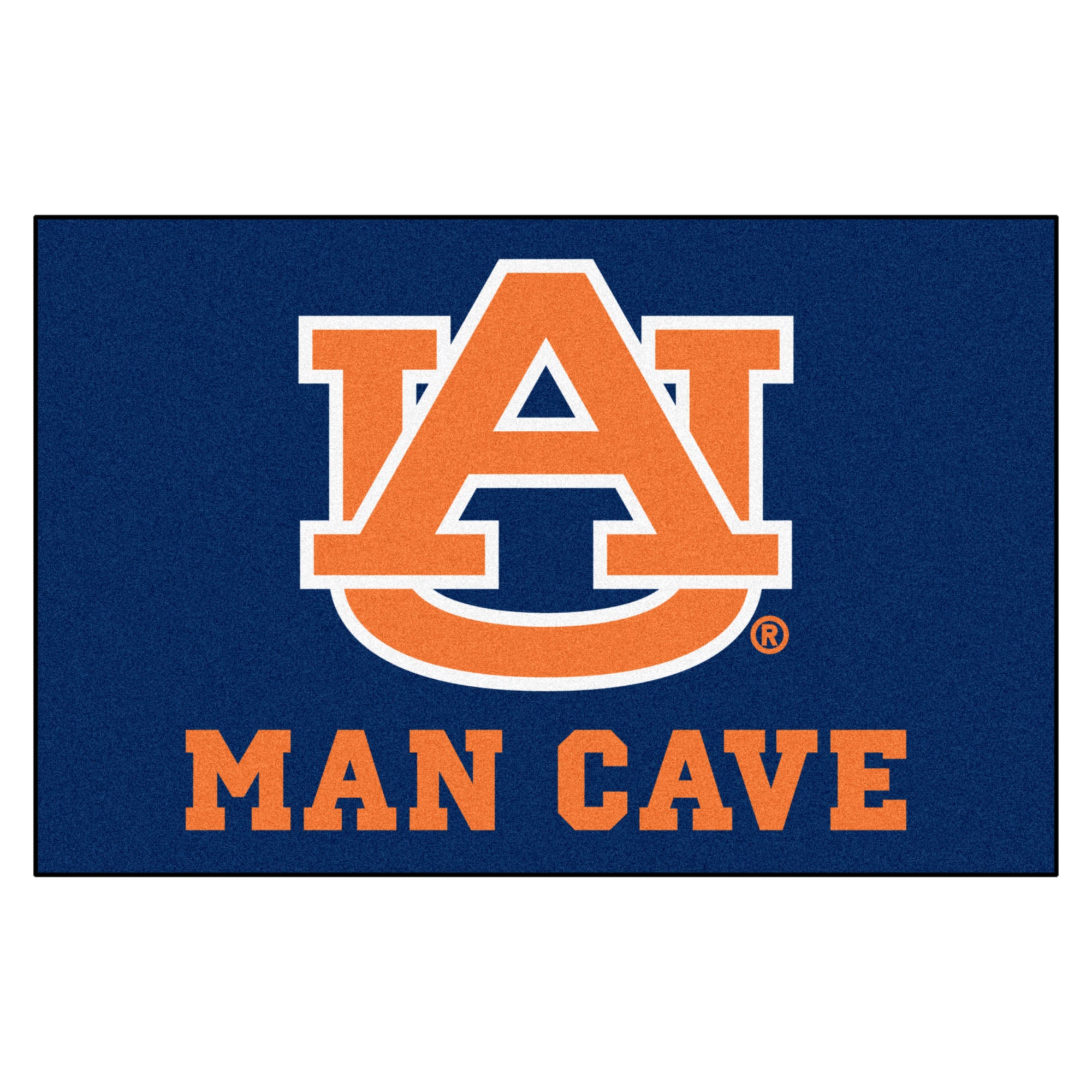 FANMATS, Auburn University Man Cave Rug - 19in. x 30in.