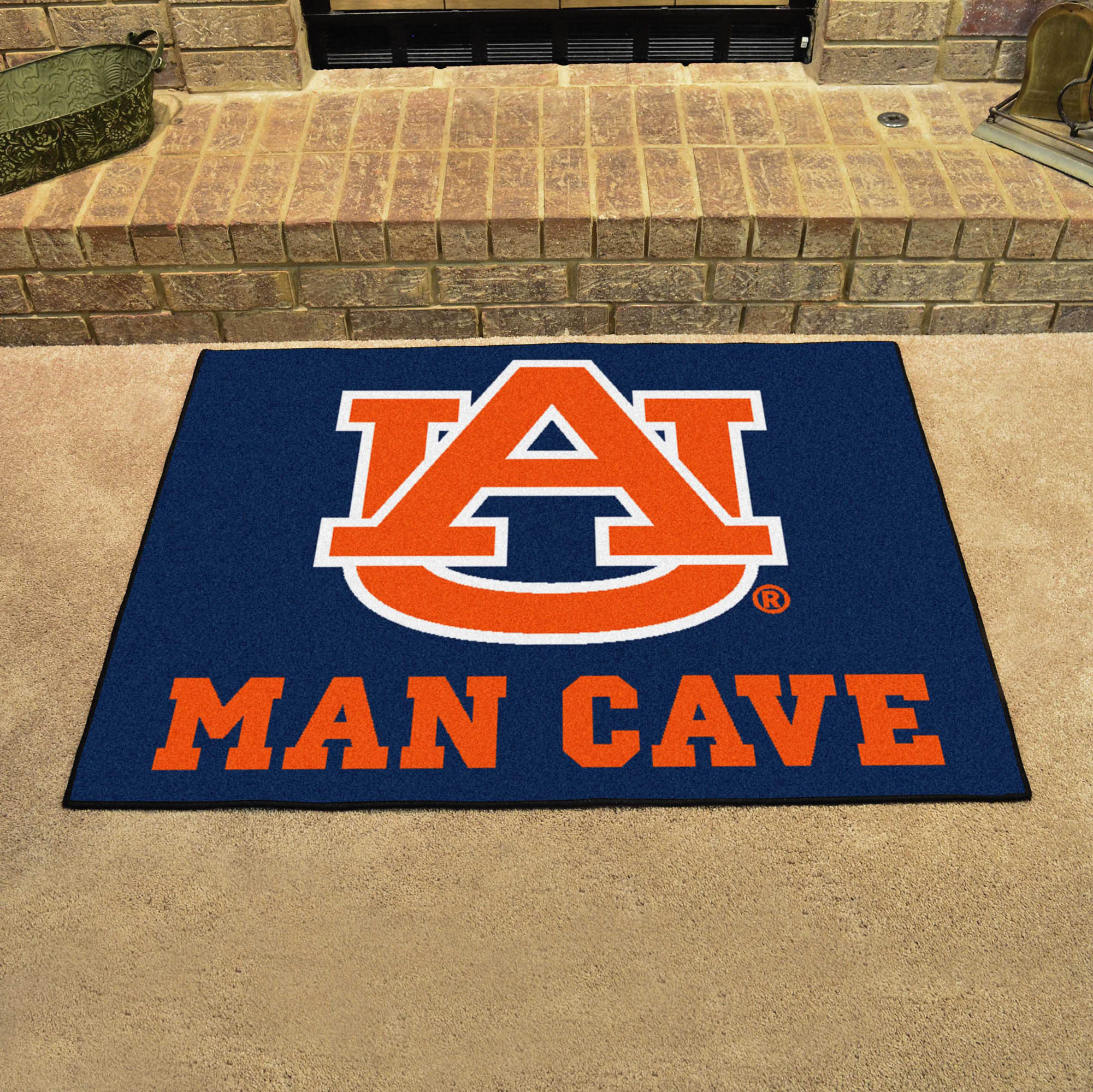 FANMATS, Auburn University Man Cave Rug - 34 in. x 42.5 in.