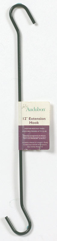 WOODLINK LTD., Audubon Green Steel 12 in. H S Extender Hook 1 pk