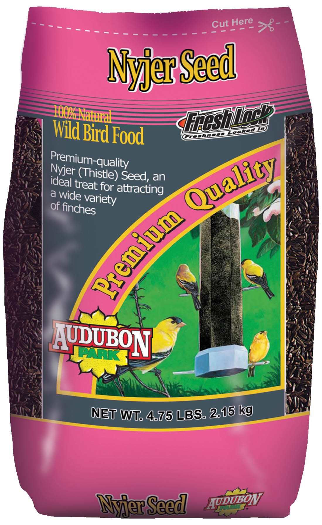 GLOBAL HARVEST FOODS LTD, Audubon Park Goldfinch Nyjer Seed Wild Bird Food 4.75 lb