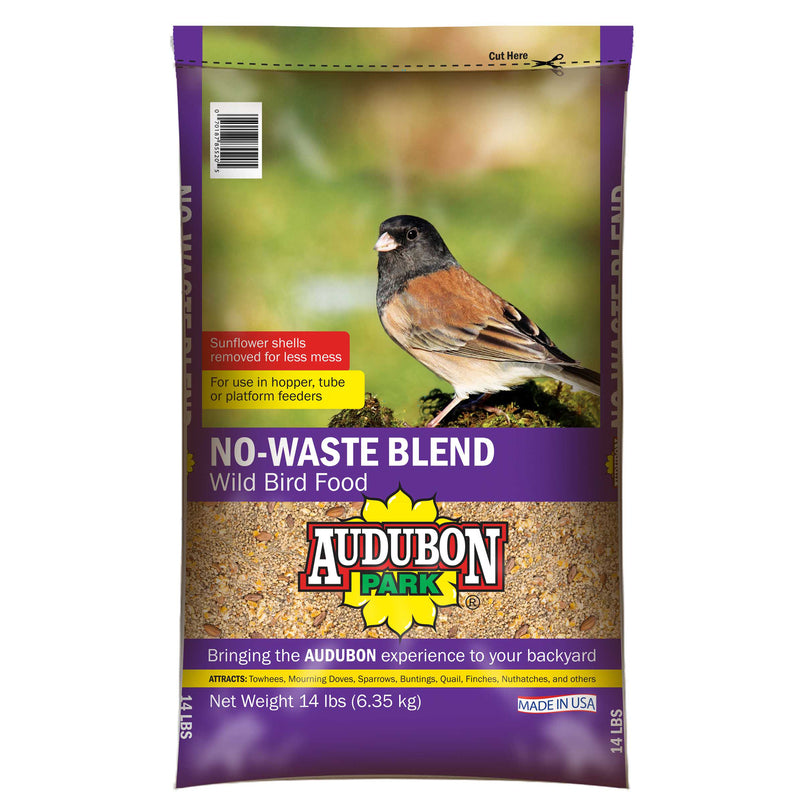 GLOBAL HARVEST FOODS LTD, Audubon Park No-Waste Blend Wild Bird Food 14 lb (Pack of 3)