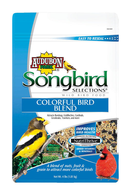 GLOBAL HARVEST FOODS LTD, Audubon Park Songbird Selections Assorted Species Millet Wild Bird Food 4 lb