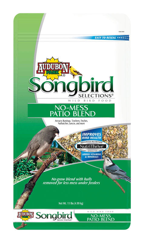 GLOBAL HARVEST FOODS LTD, Audubon Park  Songbird Selections  Assorted Species  Wild Bird Food  Millet  11 lb.