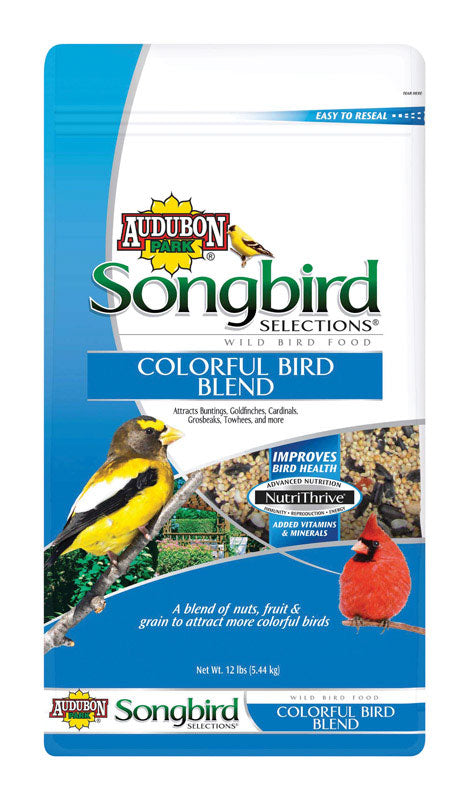 GLOBAL HARVEST FOODS LTD, Audubon Park  Songbird Selections  Assorted Species  Wild Bird Food  Millet  12 lb.