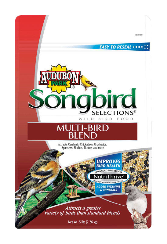 GLOBAL HARVEST FOODS LTD, Audubon Park  Songbird Selections  Assorted Species  Wild Bird Food  Millet  5 lb.