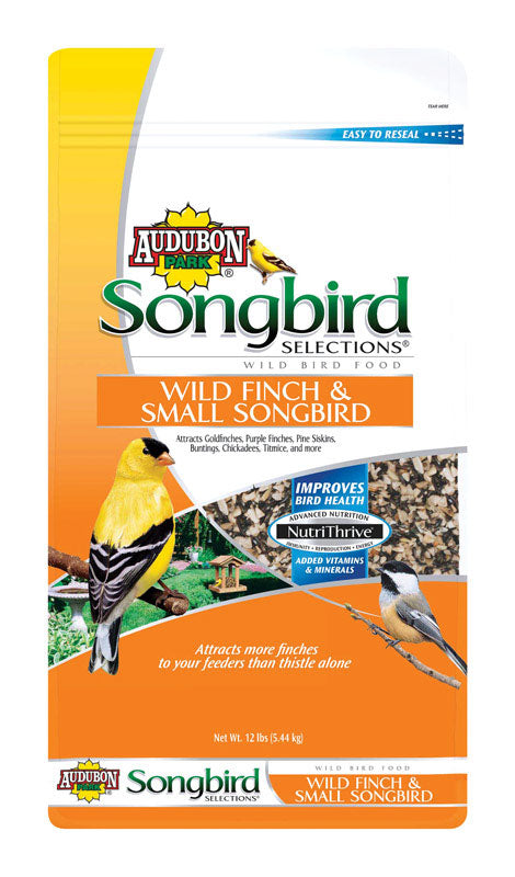 GLOBAL HARVEST FOODS LTD, Audubon Park  Songbird Selections  Finches  Wild Bird Food  Niger Seed  12 lb.
