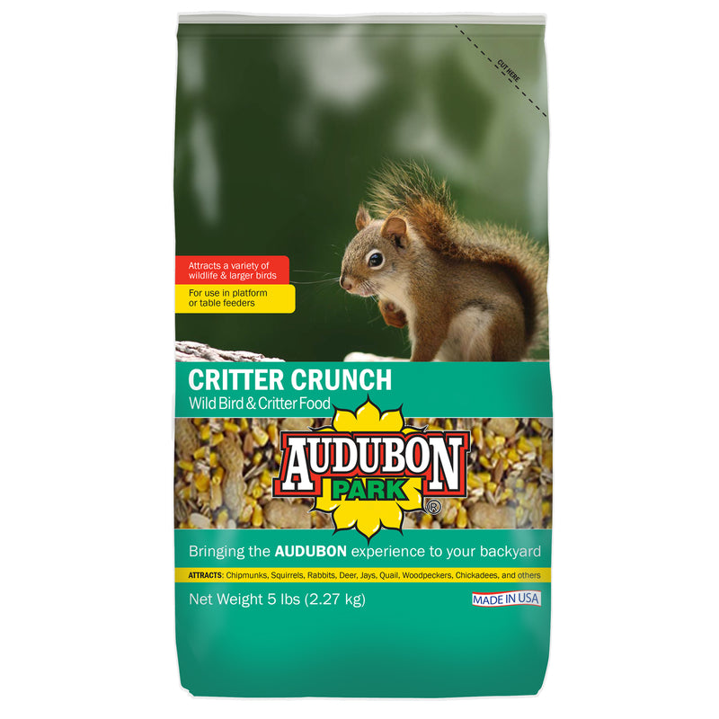 GLOBAL HARVEST FOODS LTD, Audubon Park Wild Bird Black Oil Sunflower Seed Squirrel and Critter Food 5 lb