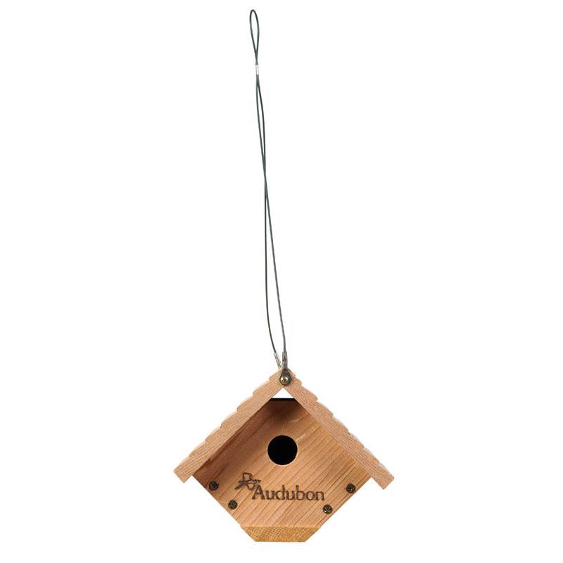 WOODLINK LTD., Audubon Wild Bird Wood Traditional Wren Bird House Bird Feeder