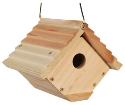 WOODLINK LTD., Audubon Wild Bird Wood Traditional Wren Bird House Bird Feeder