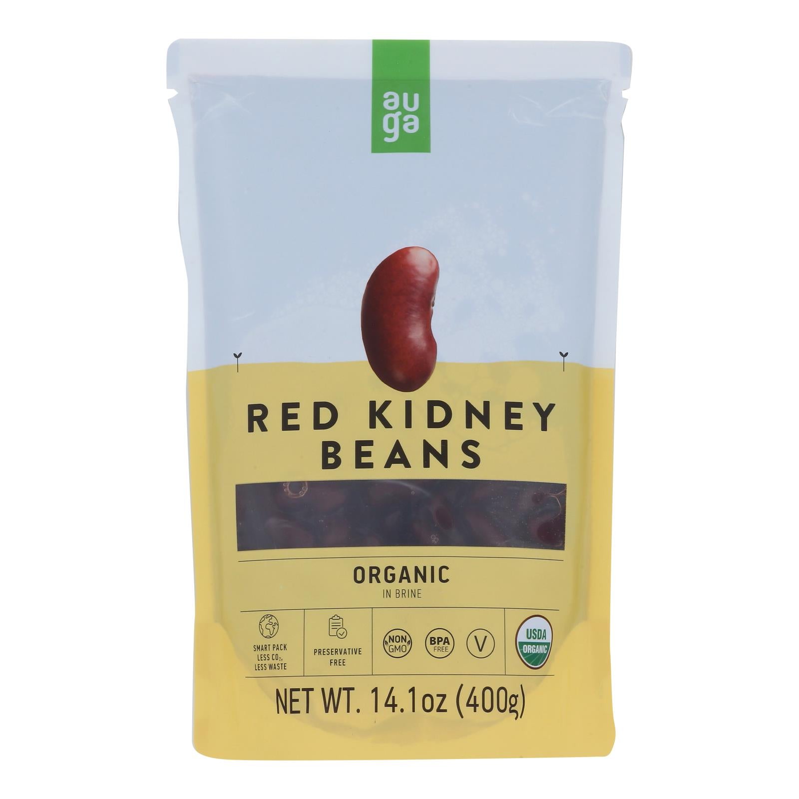 Auga (Kb Grybai Lt), Auga (kb Grybai Lt) - Beans Og2 Red Kidney Brne - CS of 10-14.1 OZ (Pack of 10)