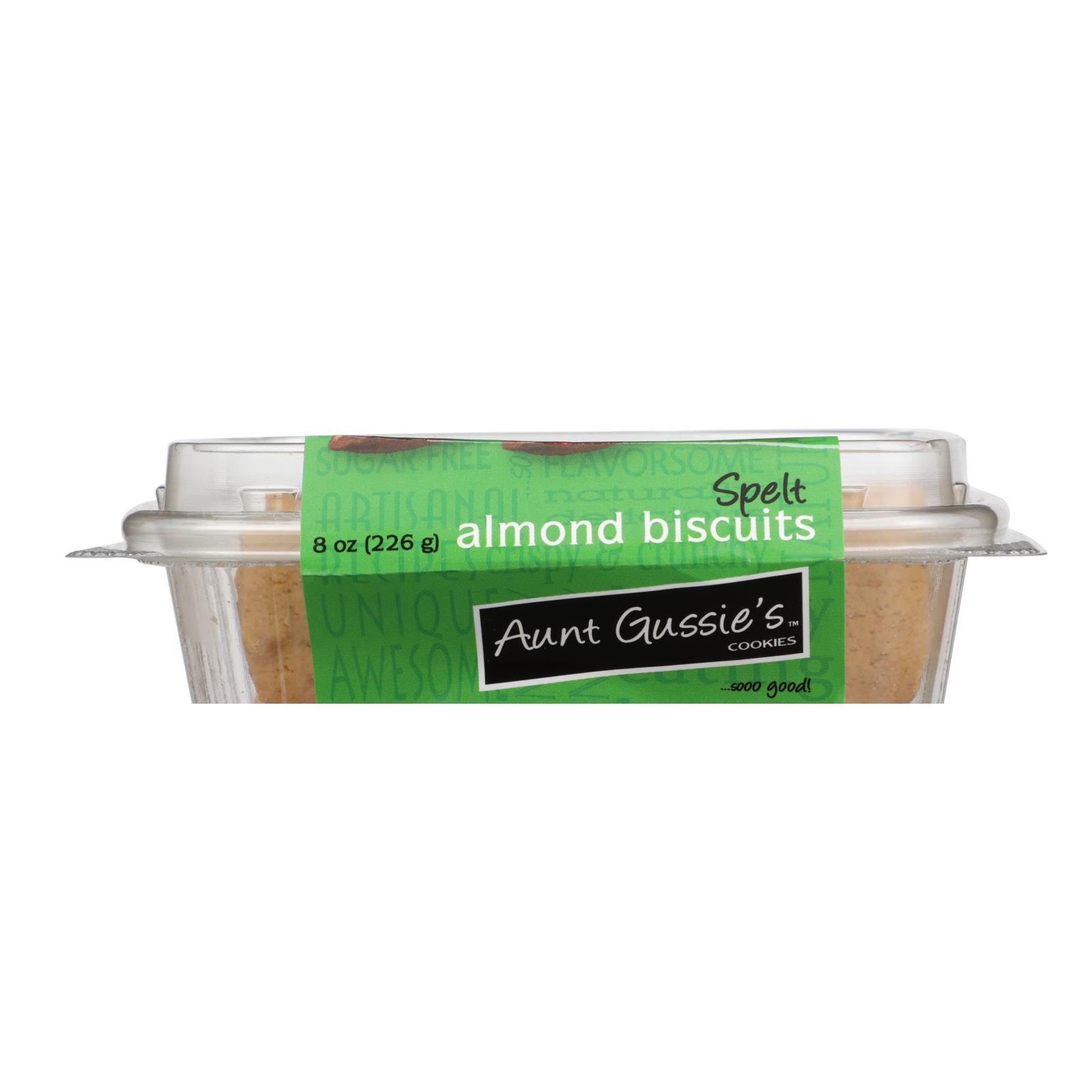 Aunt Gussie'S, Aunt Gussie's Biscuits - Sugar Free Almond - Case of 8 - 8 oz. (Pack of 8)