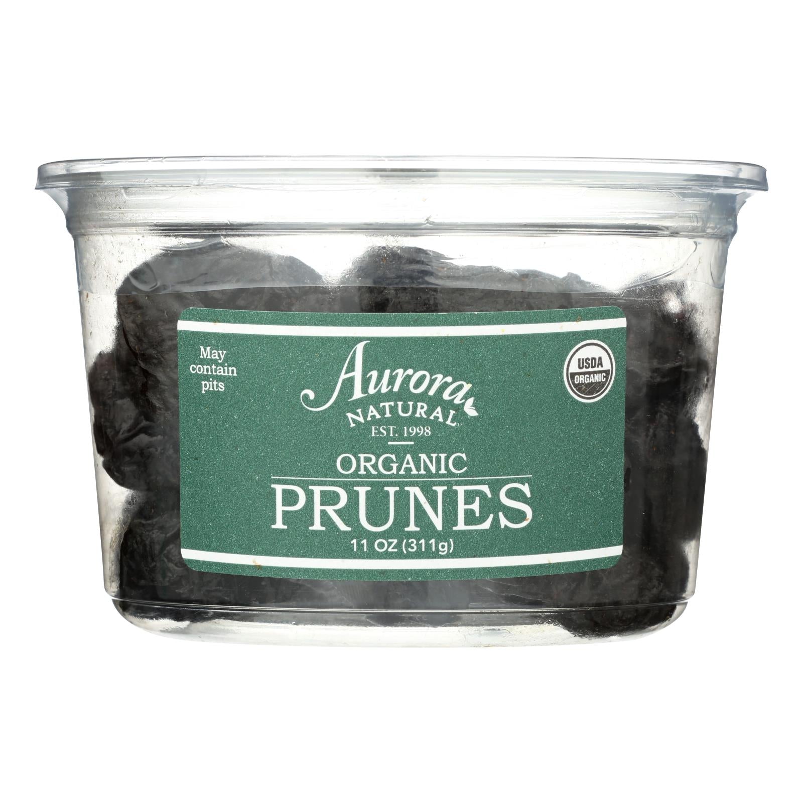 Aurora Natural Products, Aurora Natural Products - Organic Prunes - Case of 12 - 11 oz. (Pack of 12)